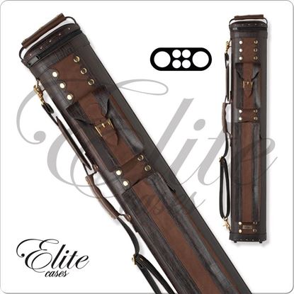 Picture of ELITE ECC24 2X4 CLASSIC LEATHER HARD CUE CASE