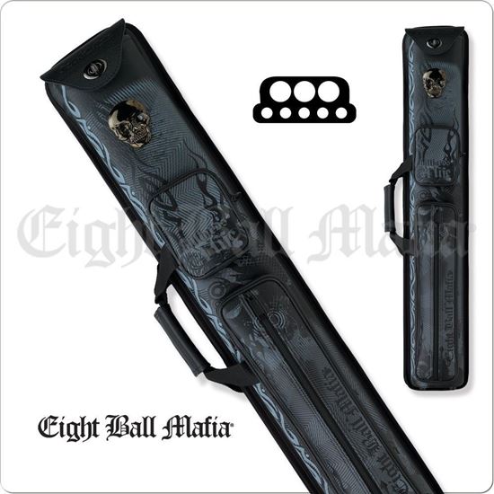 Picture of Eight Ball Mafia EBMCNA 3x5 Hard Cue Case