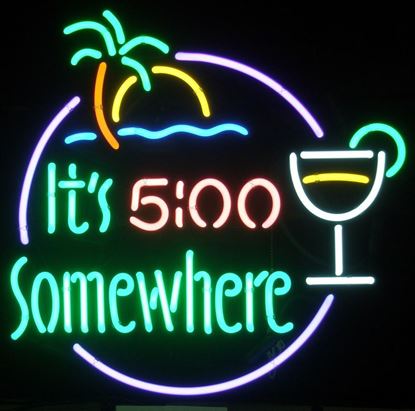 Picture of 5 O'Clock Somewhere Neon