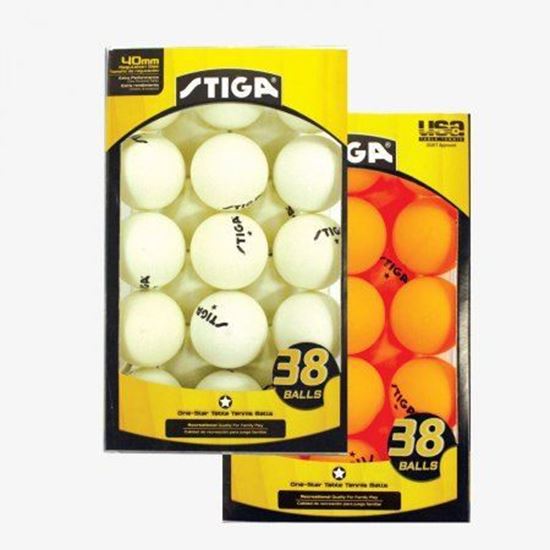 Picture of Stiga 38 Pack Table Tennis Balls