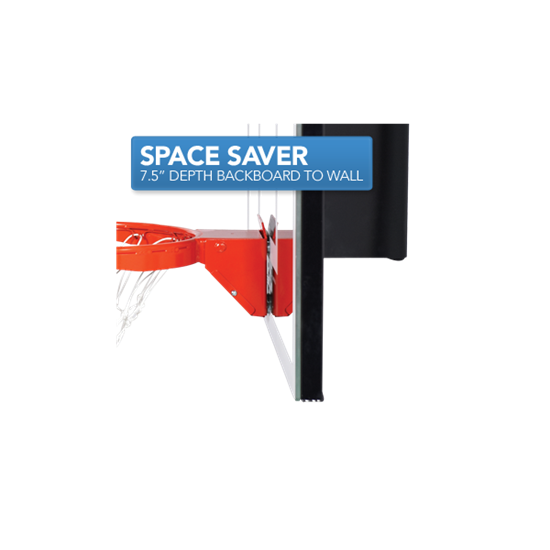 Goalsetter GS Baseline Wall Mount Basketball Goal Ace Game Room Gallery