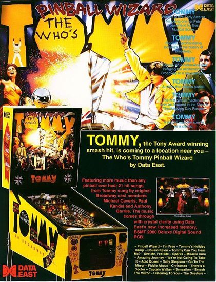 The Who's Tommy Pinball Wizard Pinball Machine - The Pinball Gameroom