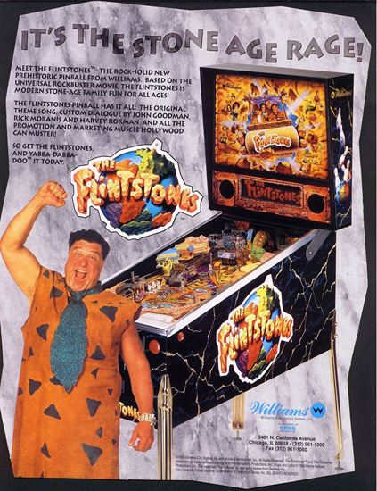 Picture of The Flintstones Pinball Machine By Williams
