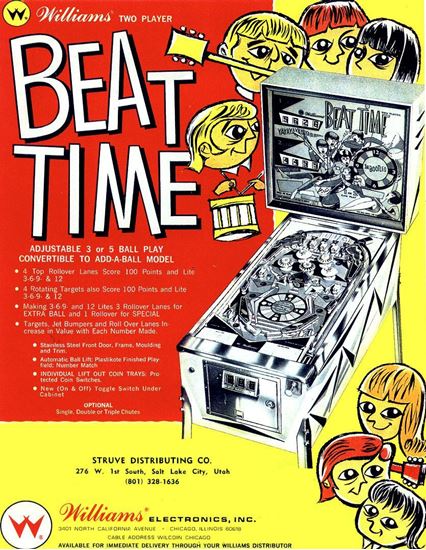 Picture of Beat Time Pinball Machine by Williams