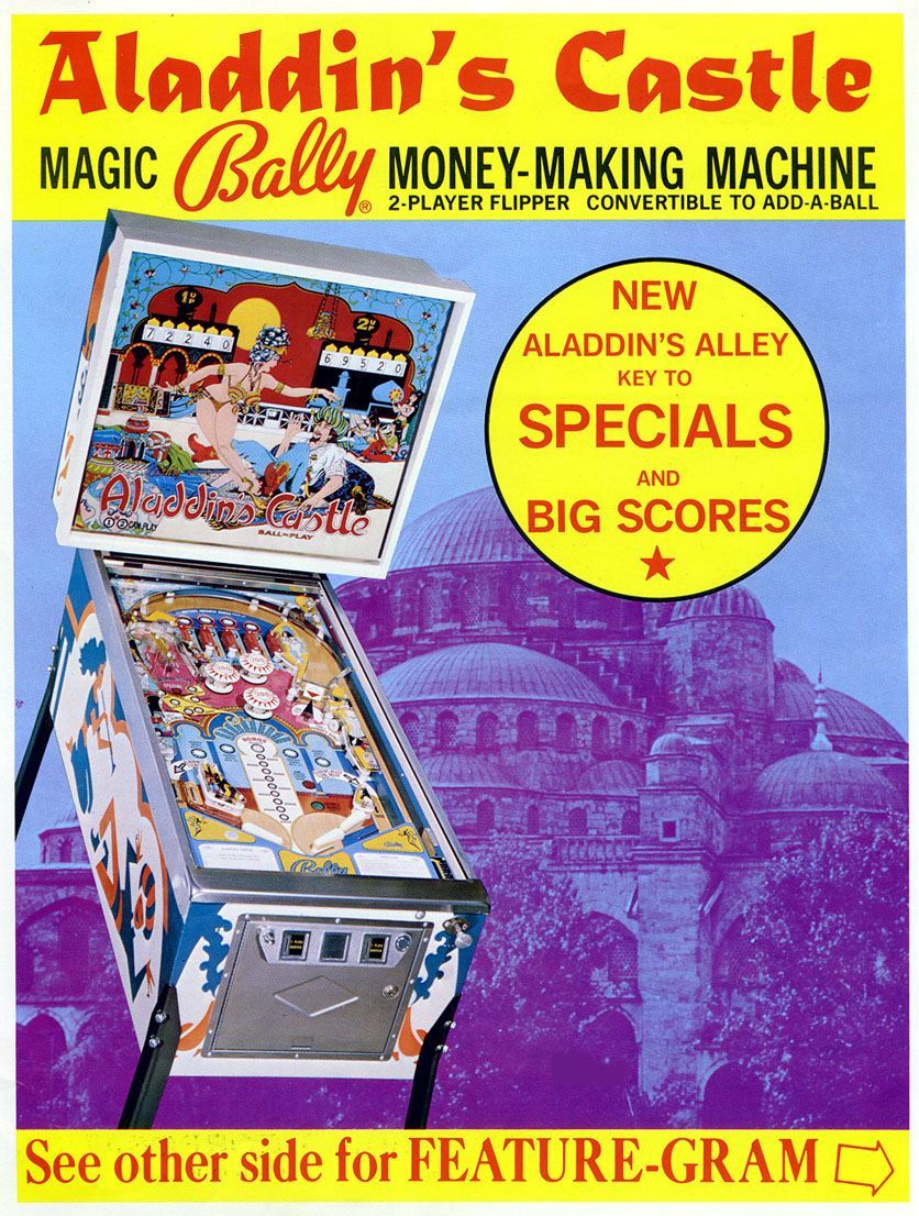 Aladdin's Castle Pinball Machine by Bally Ace Game Room Gallery