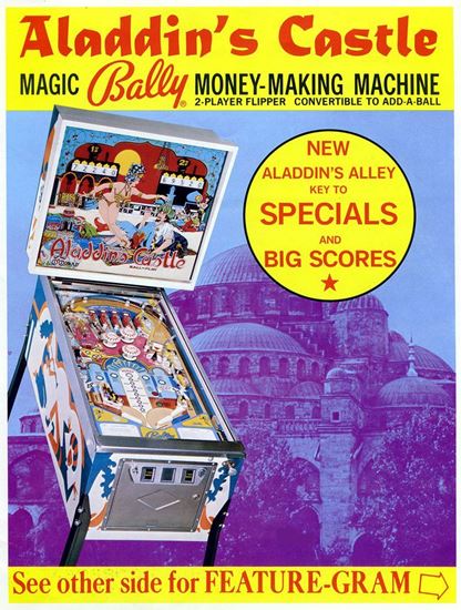Bally's aladdin's castle location shop