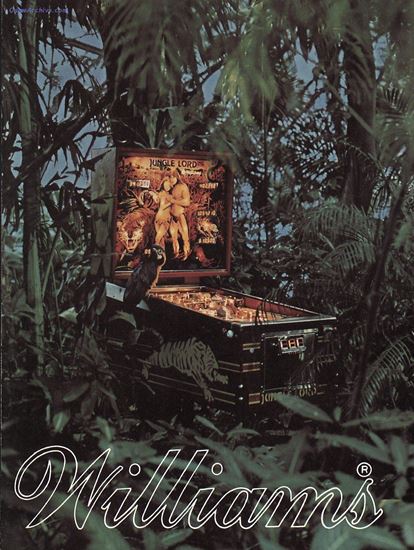 Picture of Jungle Lord Pinball Machine By Williams