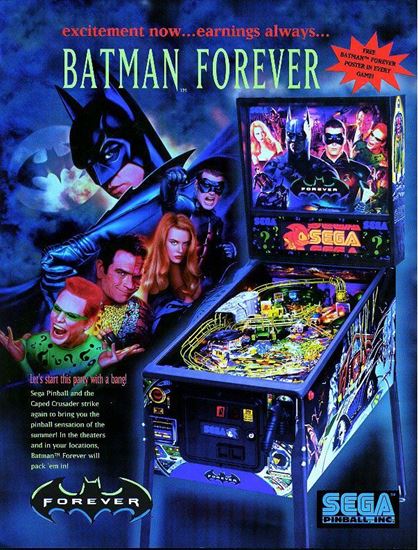 Picture of Batman Forever Pinball Machine