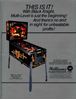 Picture of Black Knight Pinball Machine By Williams