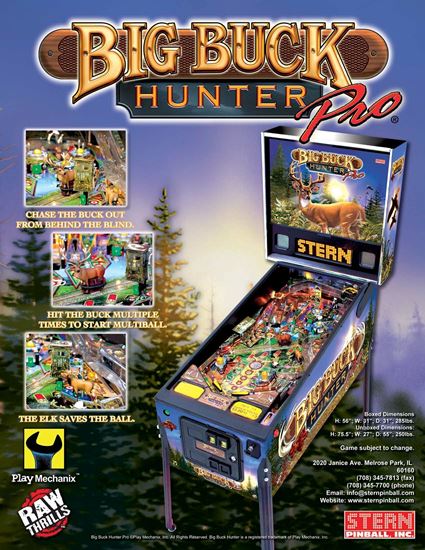 Picture of Big Buck Hunter Pro  Pinball Machine By Stern