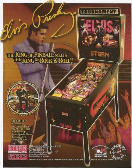 Picture of Elvis  Pinball Machine By Stern