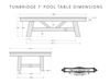 Picture of C.L. Bailey Tunbridge Pool Table