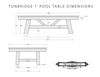 Picture of C.L. Bailey Turnbridge Pool Table