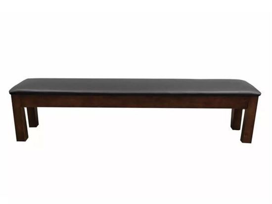 Picture of Presidential Billiards Espresso Spectator Bench