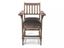 Picture of Presidential Billiards Weathered Oak Spectator Chair