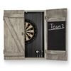 Picture of Presidential Billiards Rustic Barndoor Gray Dartboard Cabinet