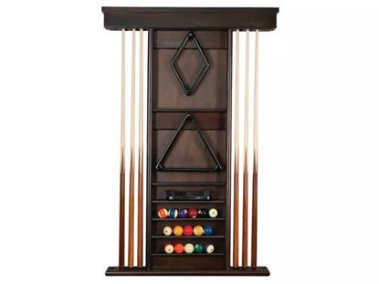 Picture of Presidential Billiards Gray Walnut Wall Rack