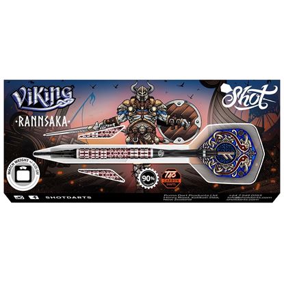 Picture of VIKING RANNSAKA SOFT TIP DART SET - 90% TUNGSTEN BARRELS