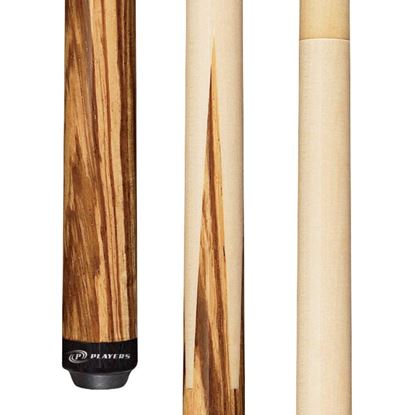Picture of Players Zebrawood Sneaky Pete Wrapless Cue