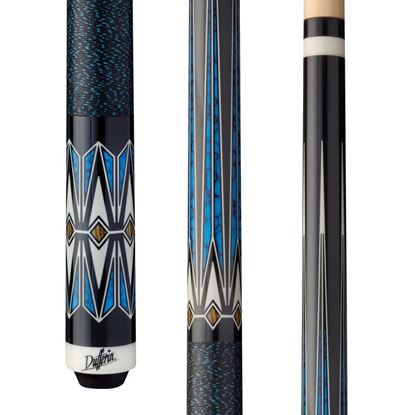 Picture of Dufferin Azure Wave Cue with Linen Wrap - Quick Release