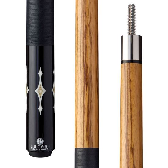 Picture of Lucasi Pro Series - Zebrawood Cue Butt - Radial