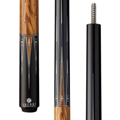 Picture of Lucasi Pro OD Series - Zebrawood Cue Butt - 3/8 x 10