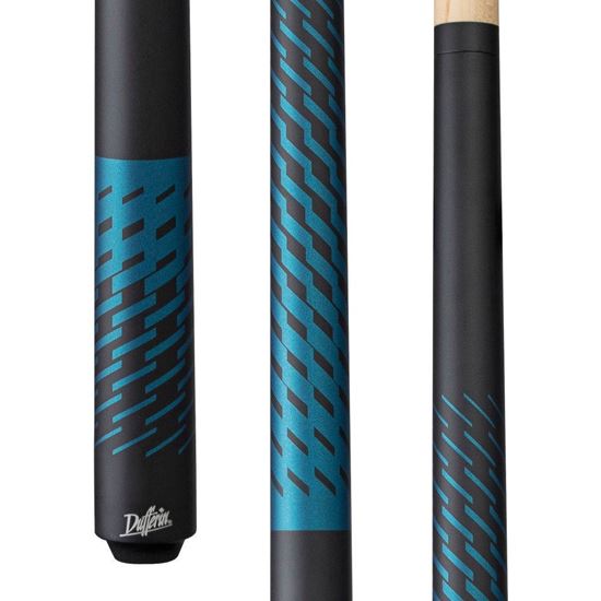 Picture of Dufferin Shadow Weave Wrapless Cue - Blue - 5/16 x 18