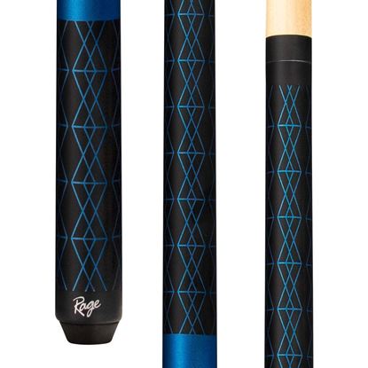 Picture of Rage Matte Blue Diamond Wrapless Cue