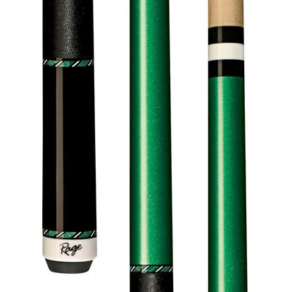 Picture of Rage Lucky Green Cue with Black Nylon Wrap
