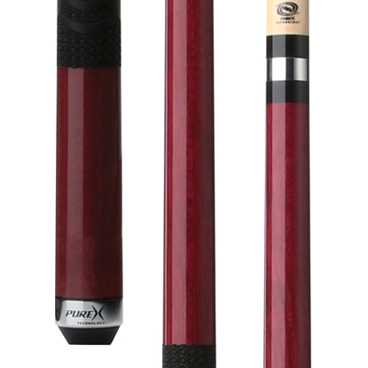 Picture of Pure X Purple Heart Matte Finish Cue with MZ Grip - Turbo Lock / 12.75mm