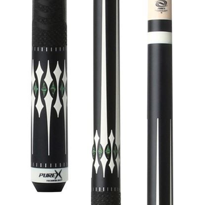 Picture of Pure X Matte Black/Imitation Bone & Green Malachite with MZ Grip - 5/16 x 18 / 11.75mm