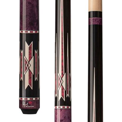 Picture of Players Black with Pink Recon Wrapless Cue