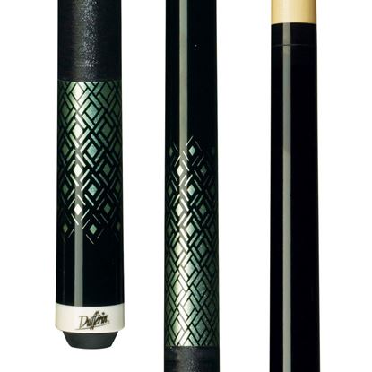 Picture of Dufferin Green Weave Cue with Nylon Wrap - Quick Release