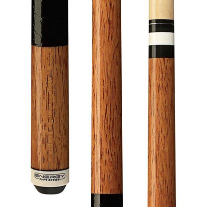 Picture of Energy By Players Walnut Gloss Cue with Simulated Leather Wrap